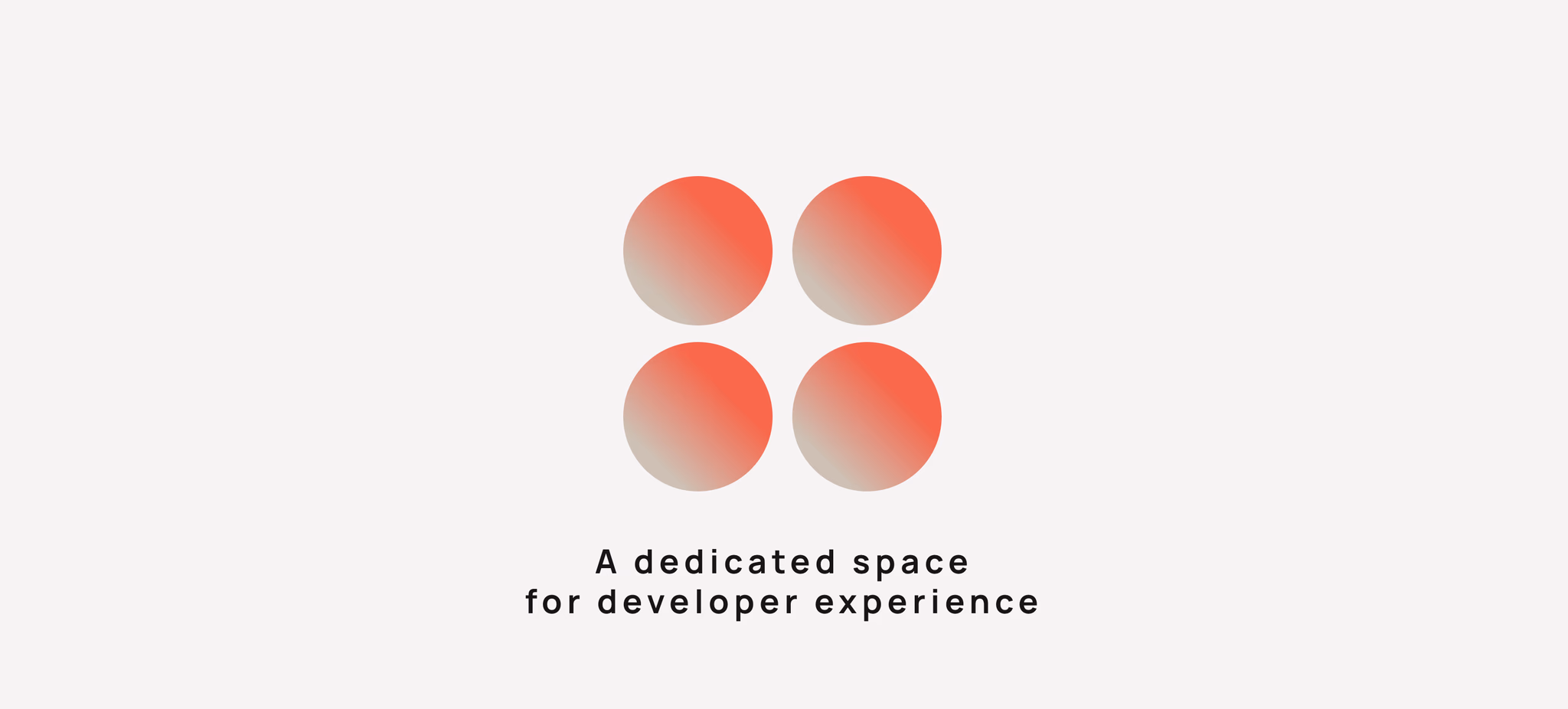 DevX Community branding banner featuring the logo and visual identity for a curated community connecting 100+ developer experience professionals and leaders